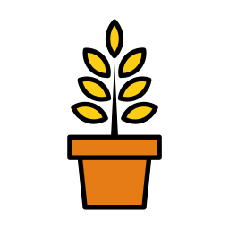 pianta in crescita icona