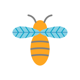 abeja icono