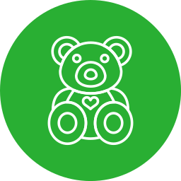 Teddy bear icon