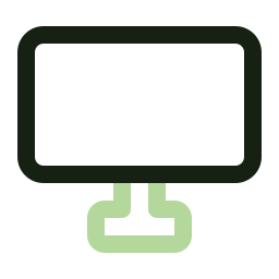monitorweergave icoon