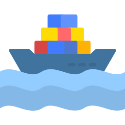 Cargo ship icon