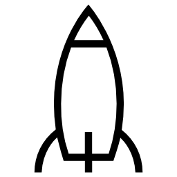 lancement de fusée Icône