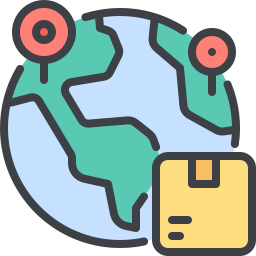 Logistics delievry icon