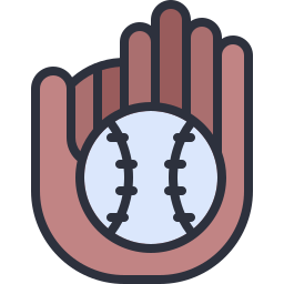 gant de baseball Icône