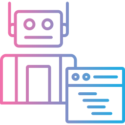 système robotique Icône