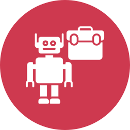 Artificial intelligence knowledge icon