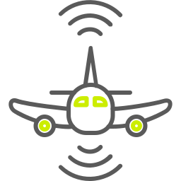 avião de ar Ícone