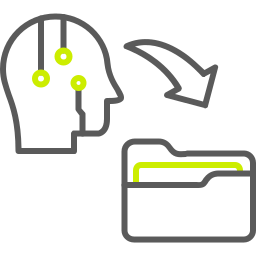 Data transformation icon