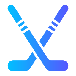 crosses de hockey Icône