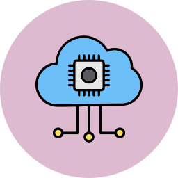 Cloud computing icon