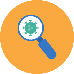 Virus search icon