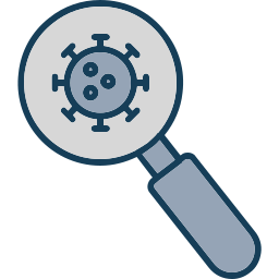 Virus search icon