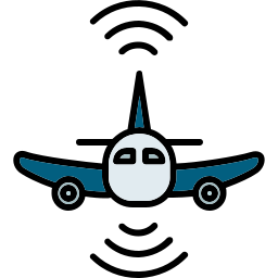lucht vliegtuig icoon