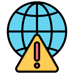 Global crisis icon
