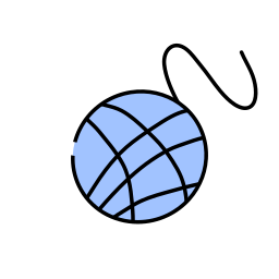palla di filato icona