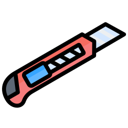 Utility knife icon