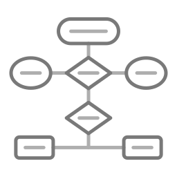 diagrama de flujo icono