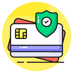 sicurezza della carta bancomat icona