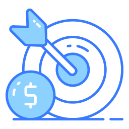 Business target icon