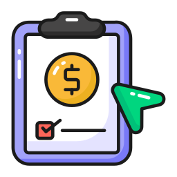 Financial document icon