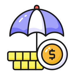 finanzielle versicherung icon