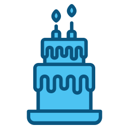 Birthday cake icon