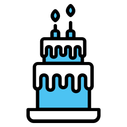 Birthday cake icon