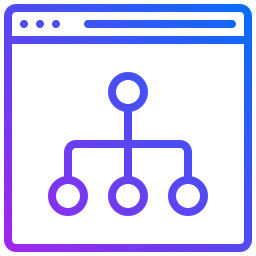 diagramma di flusso icona