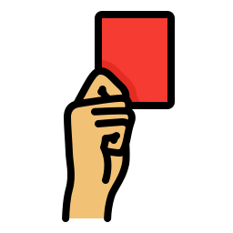 Red card icon