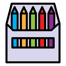 Pencil color icon