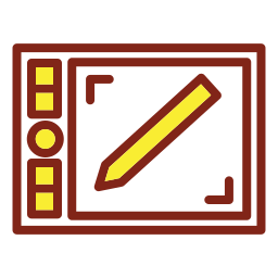 Pen tablet icon