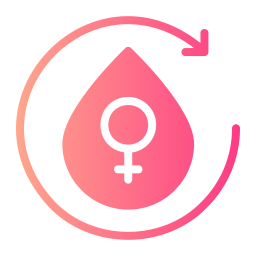 cycle menstruel Icône