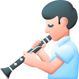clarinettista icona