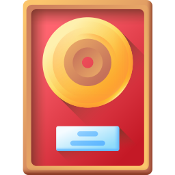 Золотой диск иконка