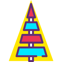 árbol de navidad icono