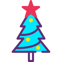 árbol de navidad icono