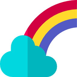 arco iris icono