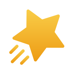 Shooting star icon