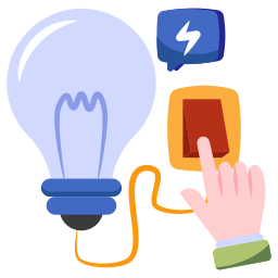Electric bulb icon