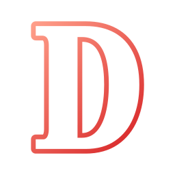 文字d icon