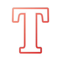 Letter t icon