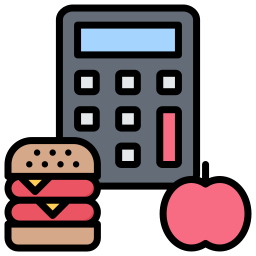calcolatore di calorie icona
