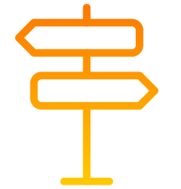 Signpost icon