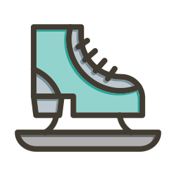 patinar sobre hielo icono