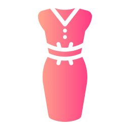 Pencil dress icon