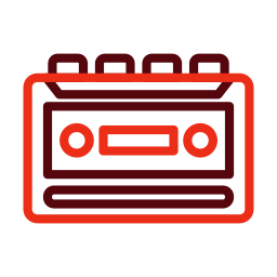 grabador de cassette icono