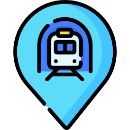 estación de metro icono