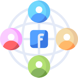 sociaal netwerk icoon