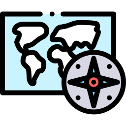 mapa świata ikona