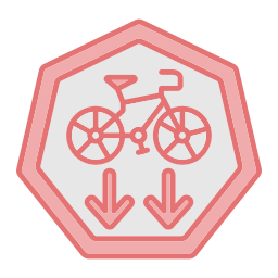 자전거 차선 icon